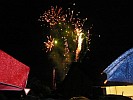 Feuerwerk im Regen