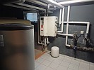 Neue Fernwärmestation mit Warmwasserspeicher